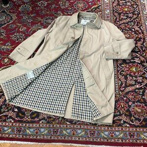 🌺🌺 AQUASCUTUM MENS TRENCH COAT SIZE LARGE MADE IN ENGLAND 🏴󠁧󠁢󠁥󠁮󠁧󠁿